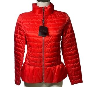 Massimo Dutton Xs Red winner thin padded jacket